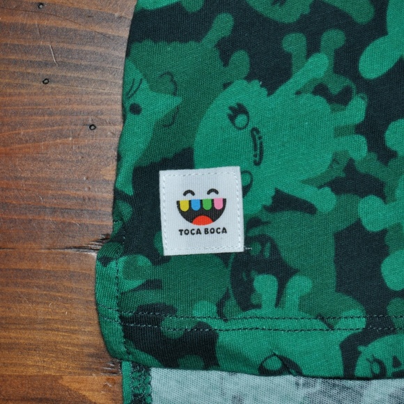 New TOCA BOCA Boys Green Toca Boca Camo Tee - Picture 6 of 7